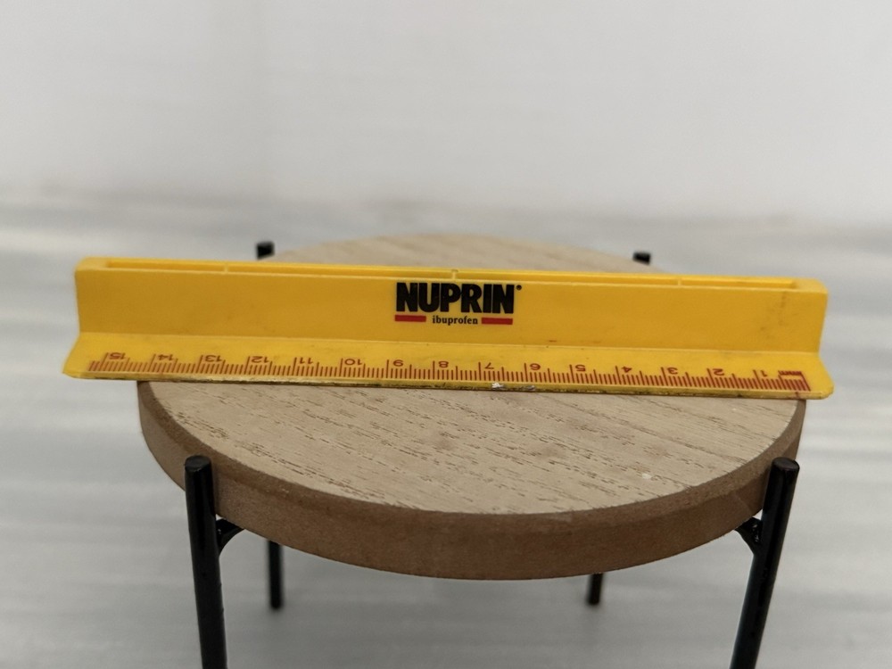 Nuprin Pain Reliever Advertising Ruler Drug Rep Pharmaceutical Promo Small 6″
