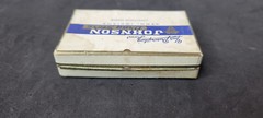 Vintage 1940s-50s Prescription Pill Box Johnson Drug Store Lynn Indiana