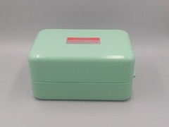 Vintage Seafoam Green MCM locking DrugSafe Apothecary Drug Store Pharmacy NOS