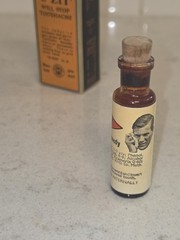 Vintage U-ZIT TOOTHACHE DROPS with Original BOX and Bottle