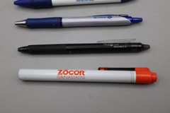 Lot of 4 Advertising Pens Pilot FriXion Acroball Actonel Zocor Drug Rep Promo Pe