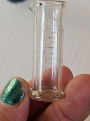 Medicine Glass & Mini Measure in Custom Boxes