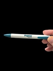Lot 8 Pharma Rep Promo Ballpoint Pens Working Zoloft Propecia Actos Intal Maxalt