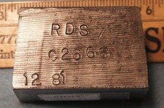 1981 PROCTER & GAMBLE Logo Pin STEEL STAMPING DIE Robbins RH769