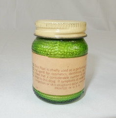 Vintage McKesson Orris Root Powder 1oz Apothecary Jar N.F.