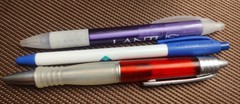 Vintage Drug Rep Lot of 3 Pens – Lantus, Sporanox PulsePak, and Actonel