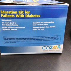 Cozaar Education Kit for Patients with Diabetes Guidelines Vintage Collectible