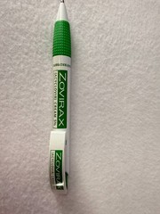 ZOVIRAX Drug Rep Advertising Pen Pharmaceuticals Collectable Rx Pharma Write Ink