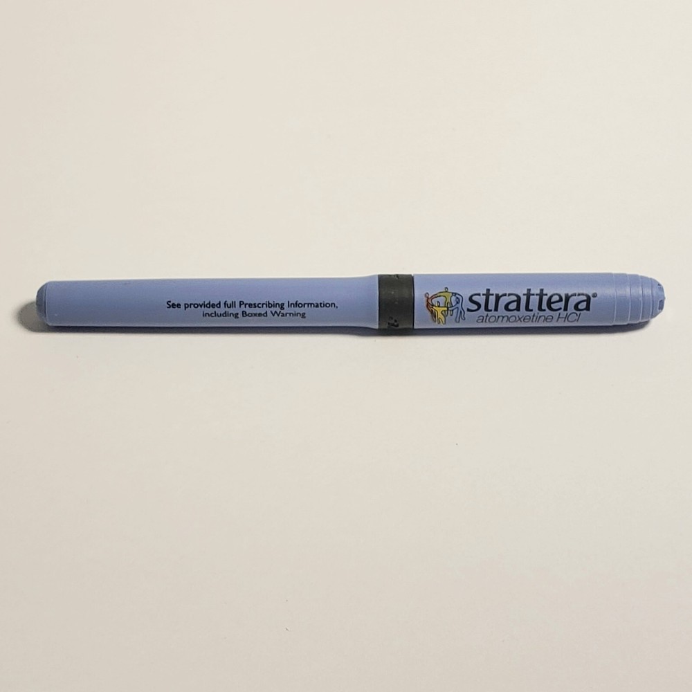 Strattera BIC Pharmaceutical Plastic Drug Rep Pen *HARD TO FIND*