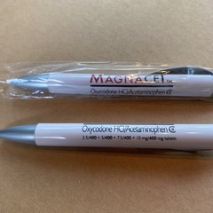 NEW Drug Rep Pens Oxycodone Magnacet Pharma Sealed Narcotic Opioid Roxicet Tylox