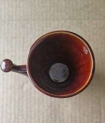 McCoy Pottery MUG Apothecary Mortar & Pestle Schering Pharmaceuticals Coricidin