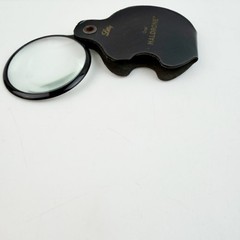 Libby Pocket Magnifier Pharmaceutical Drug Rep Haldrone Cordrane Promo Ad Black