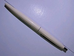 Vintage BIC CLIC MEFOXIN Drug Promotional Ballpoint Click Pen Ad blue white USA