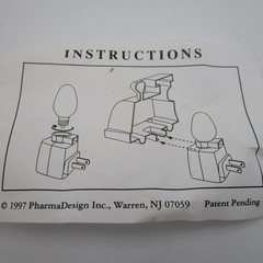 1997 PharmaDesign Infanrix Train Night Light Drug Rep Pharmaceutical Collectible
