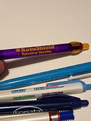 Pharmaceutical Pens Drug Rep Lot of 36 Symbyax, Lodine, Centrax, Claritin & More