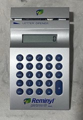 Reminyl (Galantamine) Calculator & Letter Opener Pharmaceutical Promotion