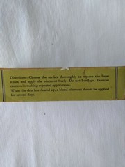 VINTAGE ELI LILLY PHARMACEUTICAL WHITFIELDS OINTMENT NO 56 BOX AND TUBE