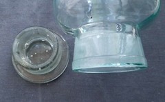 Pharmacy jar for reagents with an unpolished lid volume 1000 ml USSR
