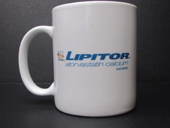 Vintage Pharmaceutical Promo Lipitor Atorvastatin Coffee Mug Teacup