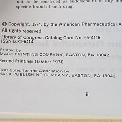 National Formulary American Pharmaceutical Association 14th Edition 1975
