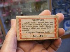 Antique Vtg Medical Dental Pharmacy – Dr. Hobson’s Laxative Tablets Box