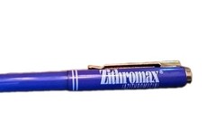 Vintage Zithro Slim Metal Purple Pen Pharmaceutical Medical Rep Promo Writes