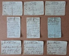 File box & 100 antique prescriptions (1926) – HEROIN, PAREGORIC, BROMIDE