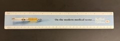 Vintage 1965 Keflin Plastic Ruler Eli Lilly Pharmaceutical Promo Advertising