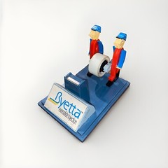 VTG Ad Byetta Pharmaceutical Drug Rep Tape Dispenser Paperweight