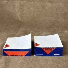 Vintage Vioxx Note Pad Paper *SPLIT INTO 2* Drug Rep Swag Pharmaceutical Notepad