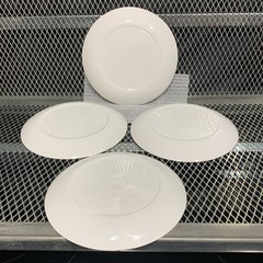 VINTAGE HALL CHINA 4 Piece Salad / Hordherves Plates PHARMACY PHARMACIST RX