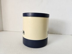 Vintage Pharmaceutical Advertising Thermo Insulated Entax Container Stash Jar