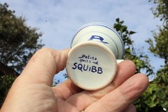 Squibb Rx Mini Mortar – Delfts Holland – Squibb Pharmaceutical Co 1950s – 2″