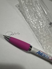 Drug Rep AMBIEN CR Collectible Heavy Metal Pen RARE New