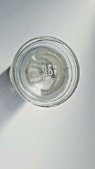 ACIDUM ARSENICOSUM ANHYDRICUM, Vintage Glass Apothecary Pharmacy Clear Jar, 50ml