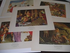 Vintage 1951 Set of 6 Parke Davis A History Of Pharmacy In Pictures Lithographs
