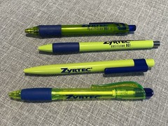 DRUG REP lot of four DIFFERENT promo pens for the same product – Free Shipping!