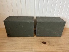 Vtg Pharmacy Prescription Record File Box Metal 1960s Apothecary Rx Talbott