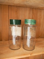 Pair of Vintage / Antique Large Apothecary Chemist Bottles