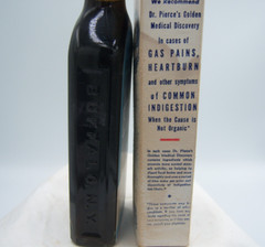 BW – 1950’s Dr Pierce’s Golden Medical Discovery Buffalo NY Medicine Bottle