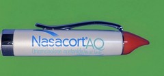 Nasacort AQ Heavy Metal Pharma Ink Pen Stylus Mini Sharpie Marker Drug Rep Promo