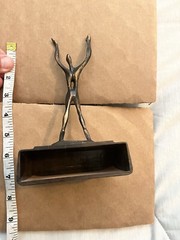 Vintage Bronze Bakelite? Dicarbosil Pharmaceutical Ad Statue Trophy MCM