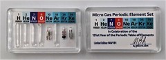 Micro Full Gas Ampoule Bulb Element Set Smallest in the World Xenon Krypton Neon