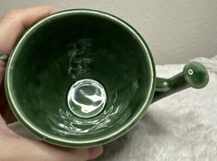 Schering Coricidin RX Pharmaceutical Promo Coffee Mug Green Galen 131-201 A.D.