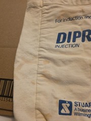 Vintage Diprivan Propofol Tote Bag Pharmaceutical Advertising See Pics! DIP #2