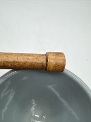 Vintage SCHERING Brown Ceramic Mortar Apothecary Pharmacy RX With Pestle