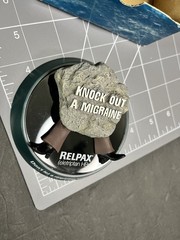 Pfizer RELPAX „Knock Out A Migraine“ DRUG REP Paperweight Pharma HEADACHE Toy