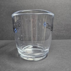 Quadramet Pharmaceutical RX Rep Cup Mug Medical Promo Hard Plastic Clear