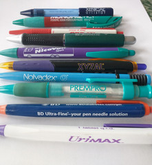 Lot of 10 Pharmacy Drug Representative Pens – Untested- Lot 1