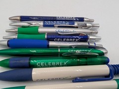 Lot Of 10 Celebrex Pens Pharmaceutical Rep Promo – Metal & Plastic Working